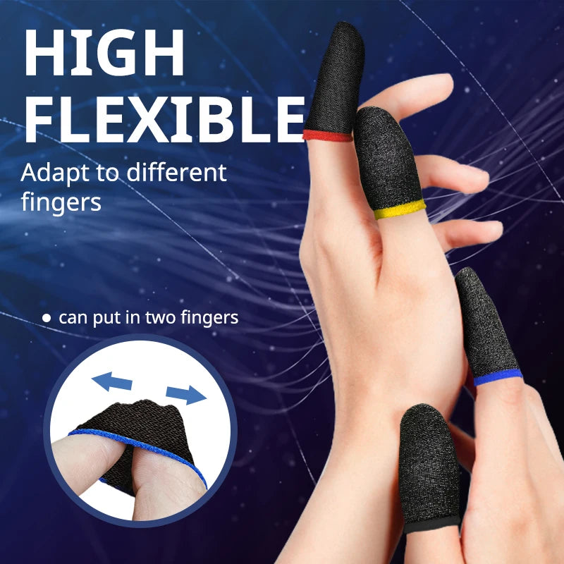 40 Tiny Ninja Finger Socks for Gaming Warriors: Sweatproof, Slip-proof, and Ready to Conquer Your Screen!