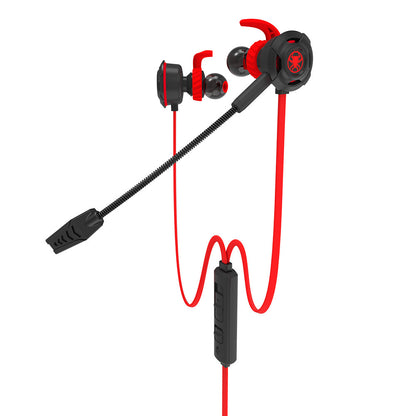 Dual-Driver In-Ear Gaming Headset with Noise-Cancelling Mic – 3.5mm Wired Earbuds for PS5, Xbox Series X|S, Nintendo Switch, and Mobile Gaming