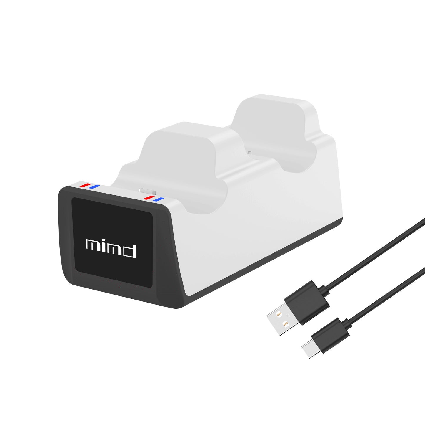 PS5 DualSense Controller Charger Dock – High-Speed Twin Charging Station with Intelligent Protection & USB-C Cable for PlayStation 5