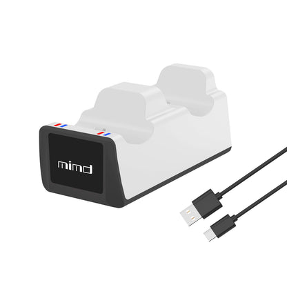 PS5 DualSense Controller Charger Dock – High-Speed Twin Charging Station with Intelligent Protection & USB-C Cable for PlayStation 5