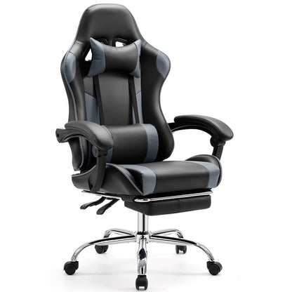 Sweetcrispy Ergonomic Gaming Chair – Reclining Racing Style with Lumbar Support