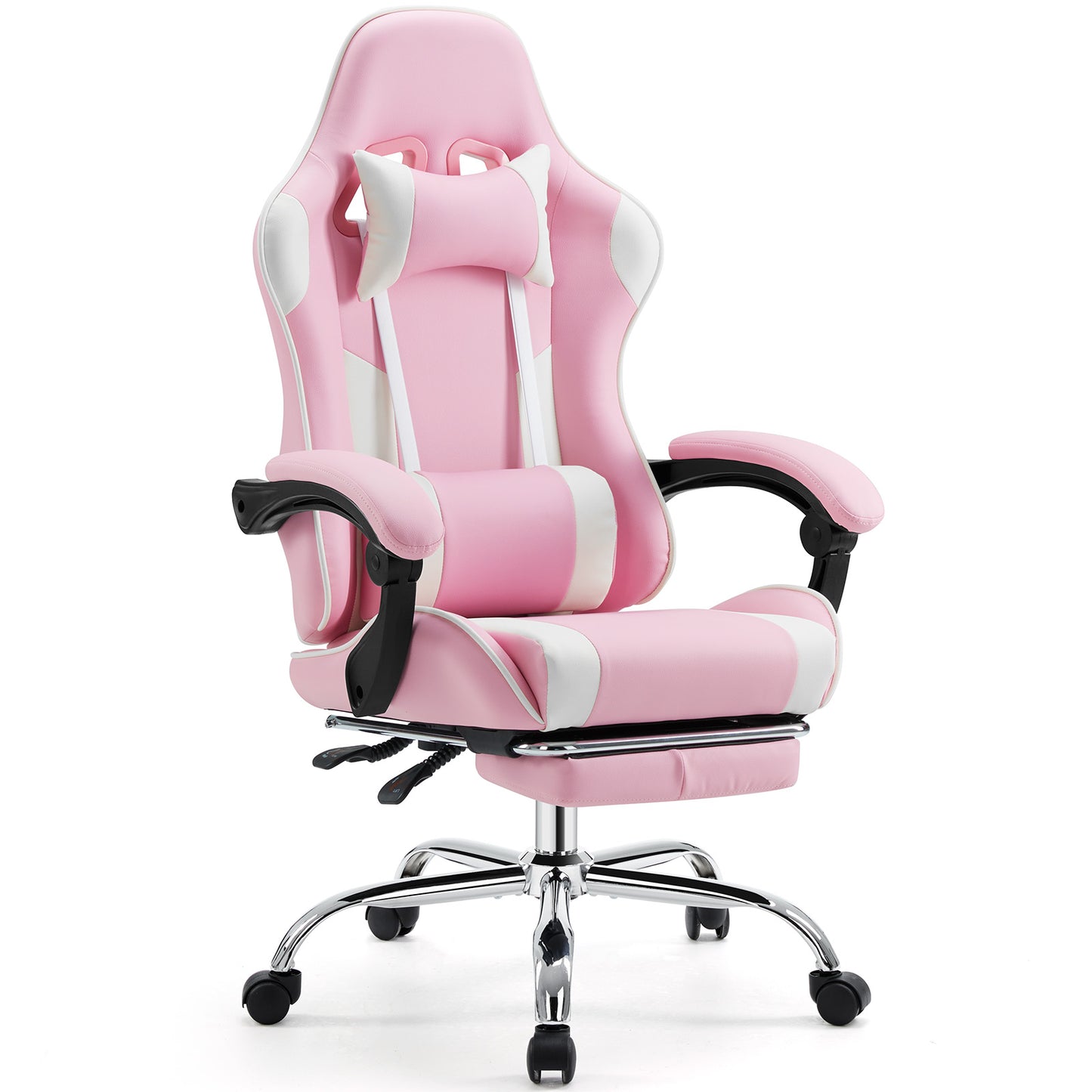 Sweetcrispy Ergonomic Gaming Chair – Reclining Racing Style with Lumbar Support