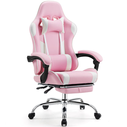 Sweetcrispy Ergonomic Gaming Chair – Reclining Racing Style with Lumbar Support