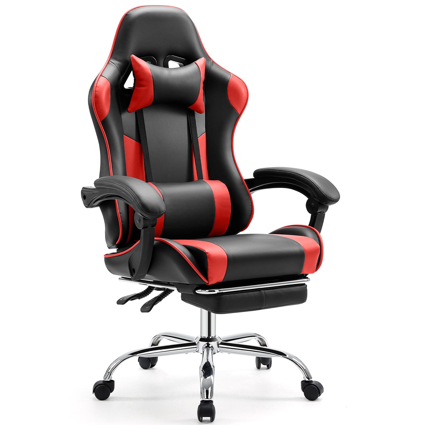 Sweetcrispy Ergonomic Gaming Chair – Reclining Racing Style with Lumbar Support