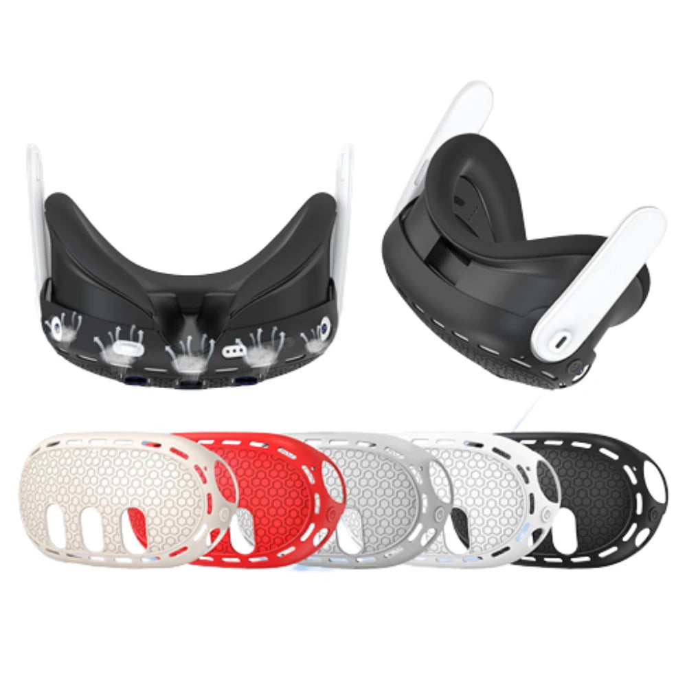 Meta Quest 3 Silicone Protective Cover — Anti-Scratch, Heat Dissipation, 5 Colors