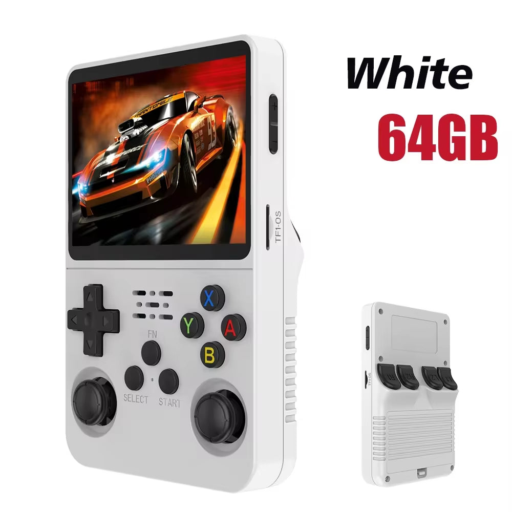 R36S Retro Handheld Game Console - 3.5" IPS Screen, Linux System, 64GB/128GB Games - Perfect Gift for Kids!