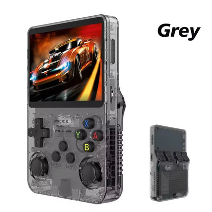 R36S Retro Handheld Game Console - 3.5" IPS Screen, Linux System, 64GB/128GB Games - Perfect Gift for Kids!