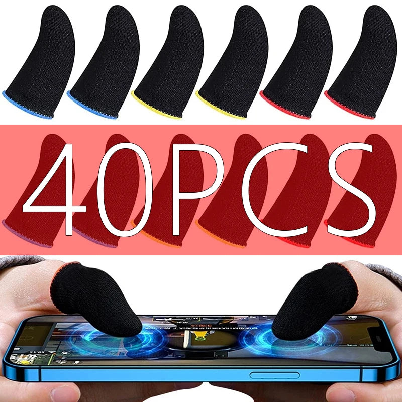 40 Tiny Ninja Finger Socks for Gaming Warriors: Sweatproof, Slip-proof, and Ready to Conquer Your Screen!