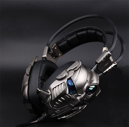 Pro RGB Gaming Headphones with Vibration Tech – Noise Isolating Wired Headset with LED Glow & Adjustable Mic for Ultimate Gaming Immersion